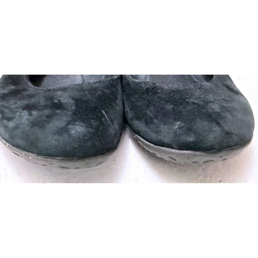 Merrell Mimosa Glee Black Suede Ballet Flats Womens 7.5 J42558 Comfort Shoes